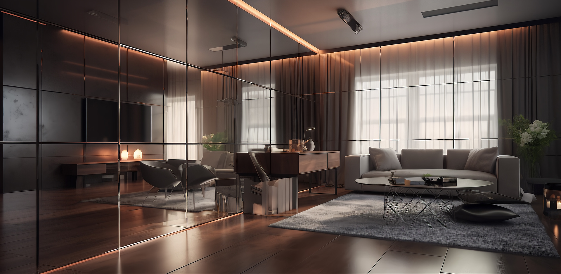 Open-plan smart home